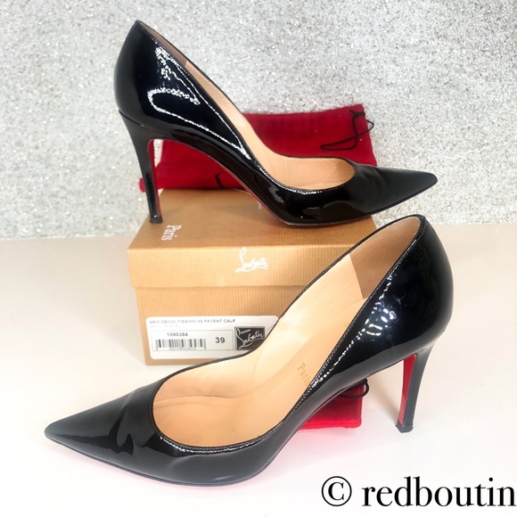 Christian Louboutin Shoes - 👠SOLD👠 New Decoltissimo 85 patent-leather pumps